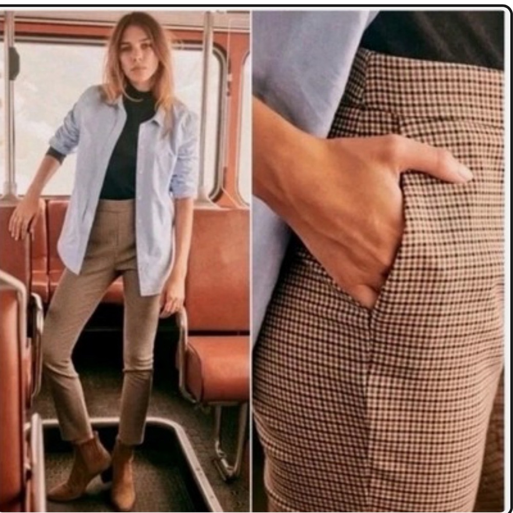 Sézane Clara Checkered Skirt